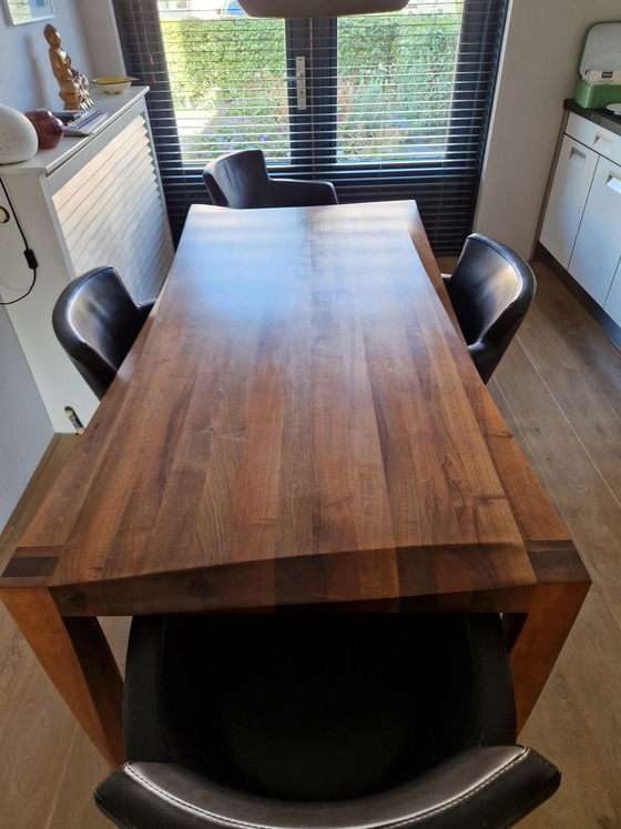 Artisan Dining table, Torsio model European walnut wood (photo 2 of 6)