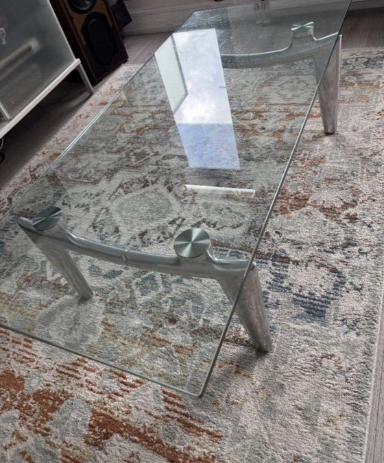 Leolux coffee table – Glass, Iron (photo 3 of 5)