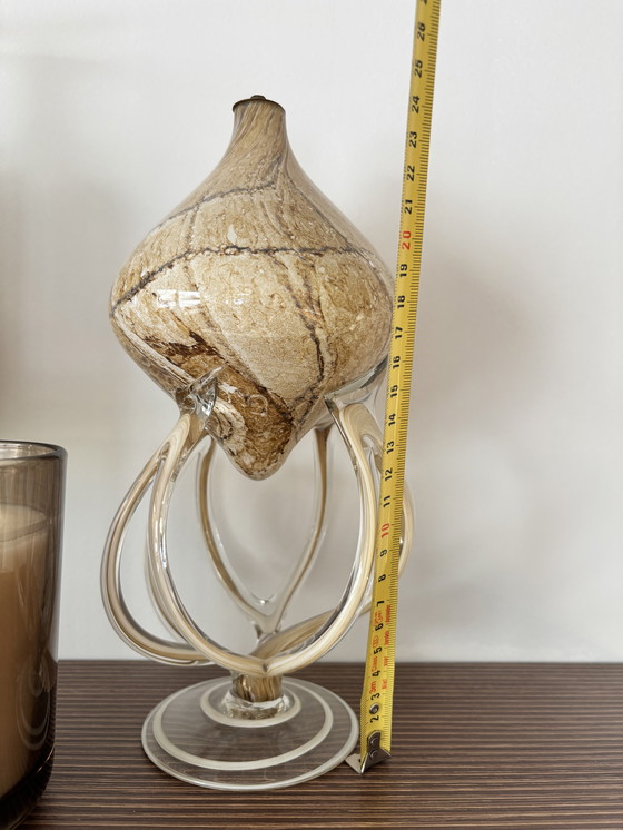 Image 1 of Handgemaakt Poolse glazen olielamp atelier Jozefina Krosno