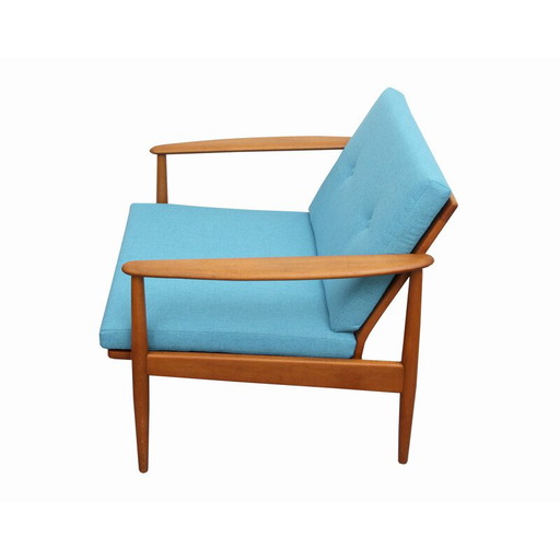 Fauteuil vintage allemand bleu clair - années 1960