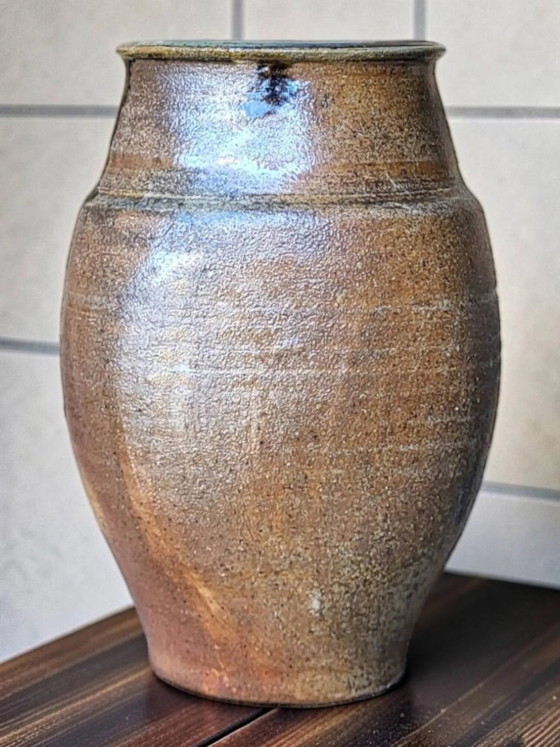 Vaso in gres Jean-Michel Doix / Puisaye – Vasi, Porcelain, Brutalist (photo 2 of 10)