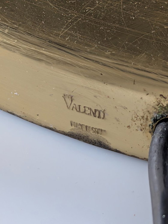 Monumental Valenti Fan Palm Bronze and Brass Table Lamp, 1970s (photo 8 of 20)