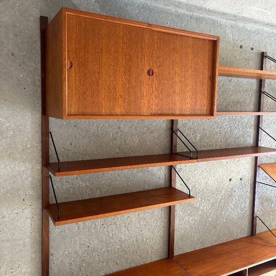 Image 1 of Poul Cadovius Teak Modular Wall System — 4 Columns