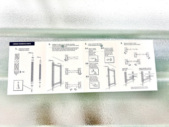Grande Scaffali a muro disegnati da Lomazzi dePas e d’Urbino per Zerodisegno – Vetro, Metallo (photo 9 of 15)