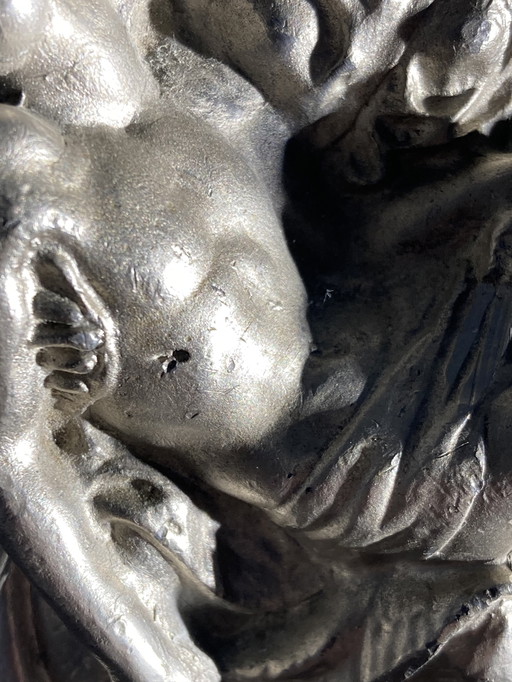 Piccola statua raffigurante la Pietà di Michelangelo, vintage anni '80