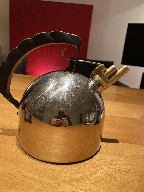 Image 1 of Alessi fluitketel, Richard Sapper, gebruikssporen, fluit werkt goed