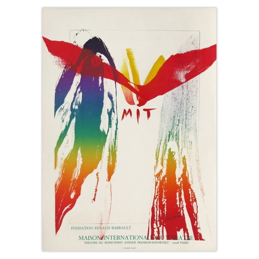 Paul Jenkins Renaud Barrault Foundation – International Theatre House Poster