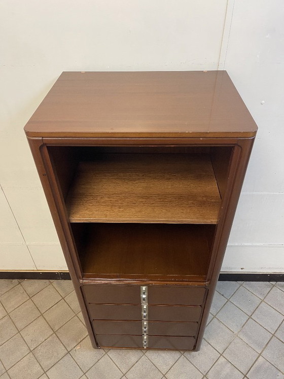 1980s Vintage Italian design cabinet – Metal, Wood (photo 3 of 8)