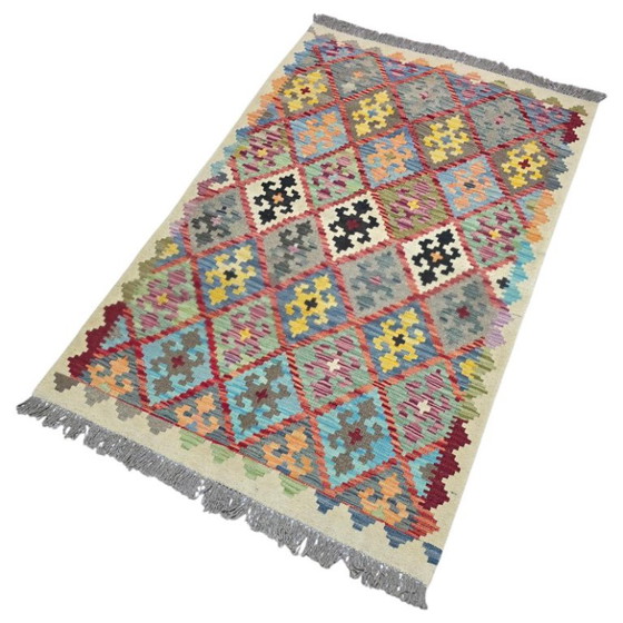 Kilim estilo Maimana antiguo 187x123cm – Alfombras, Wool (photo 4 of 5)
