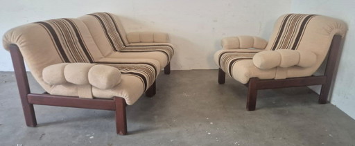 70er Jahre modulares Sessel-Set