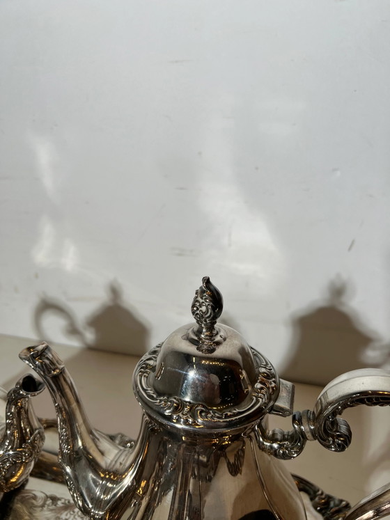 Servizio da tè e caffè vintage Rogers placcato in argento, Rodgers & Son – Stoviglie (photo 3 of 9)