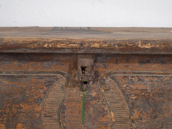 Coffre ancien en bois massif (Année 1830) #34 – Armoires de rangement, Rustic (photo 35 of 40)