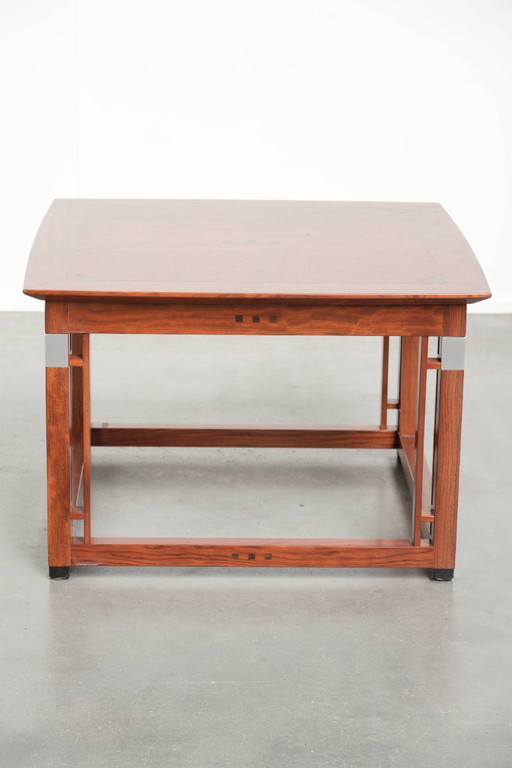 Schöner quadratischer Beistelltisch/Couchtisch im Art-Deco-Design von Schuitema aus der Decoforma-Serie