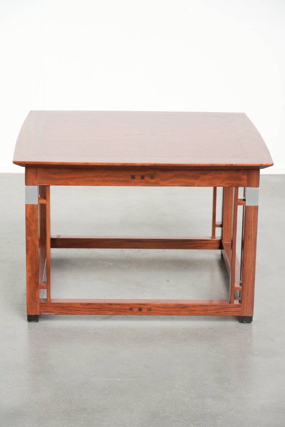 Image 1 of Schöner quadratischer Beistelltisch/Couchtisch im Art-Deco-Design von Schuitema aus der Decoforma-Serie
