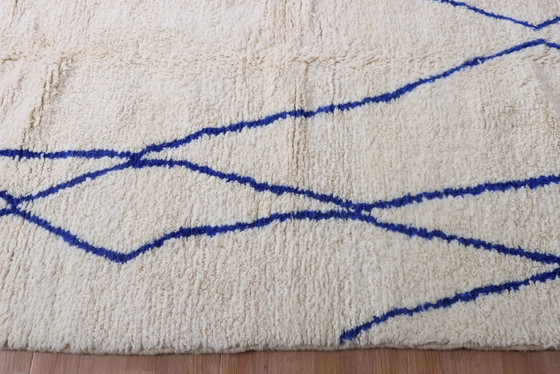 Handgefertigter marokkanischer Wollteppich, große Größe 250x150 cm, handgefertigt. – Teppiche & Läufer, Wool (photo 3 of 11)