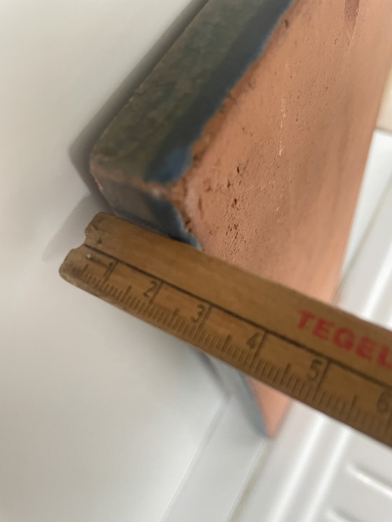 Image 1 of Vintage Wall Tile. Karlsruher Majolika. Fuchs 1960.