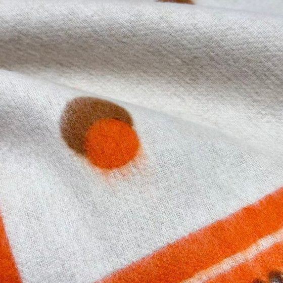 Image 1 of Hermès ‘Cheval Cabriolet’ sjaal, geïnspireerd op de wollen deken van Giampaolo Pani.