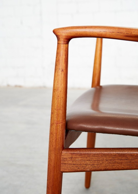 Image 1 of Sedia da capitano vintage in teak di Erik Buch per Ørum Møbler