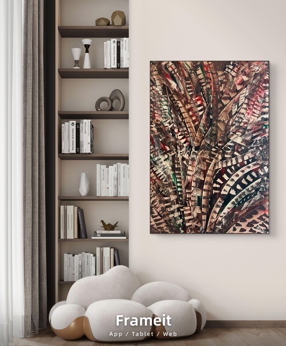 Image 1 of Walter Geraci - Abstrait industriel XL