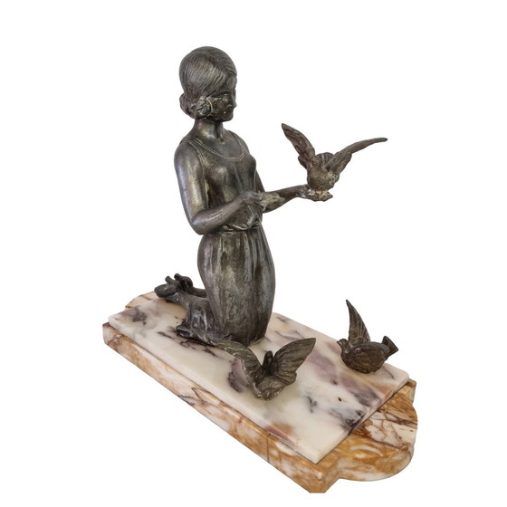 Image 1 of Statua Art Déco con Lady Diana