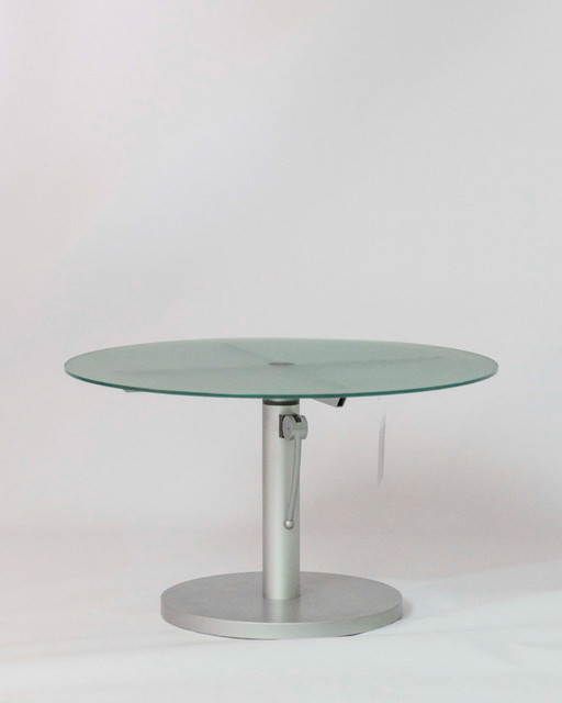 Design Table by Glas Italia – Adjustable Height – Ø 80