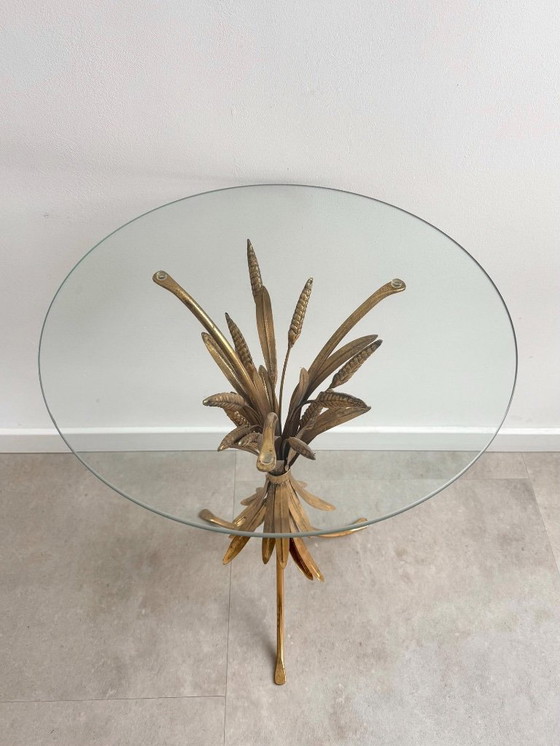 Image 1 of Vintage wheat sheaf side table