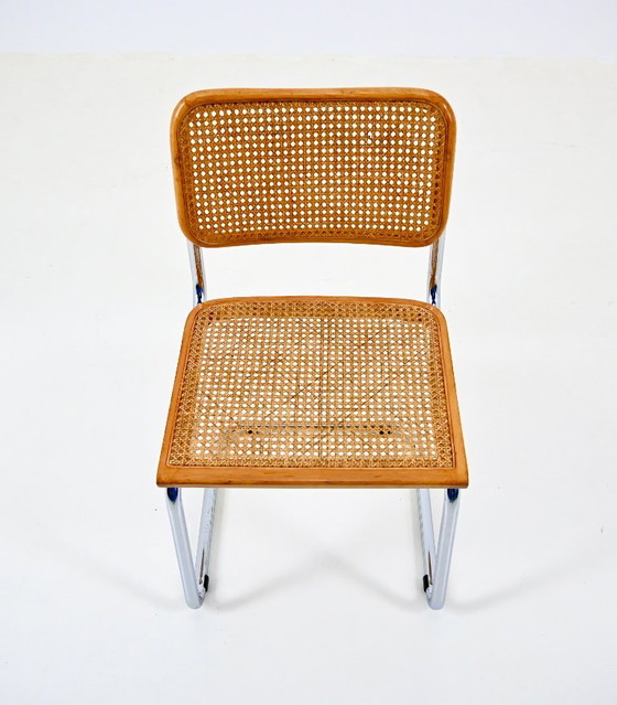 Chaises de salle à manger Style B32 par Marcel Breuer, Lot de 6 – Rattan, Wood (photo 8 of 10)