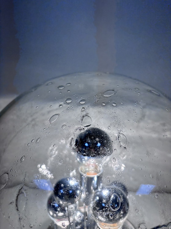 Originele Vintage Doria Leuchten 'Big Ball' Tafellamp Jaren 70 Space Age Klassieker – Tafellampen, Glass (photo 9 of 15)