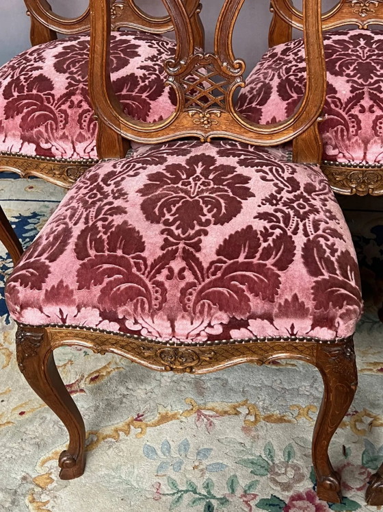 Set di 6 sedie in stile Regency. – Sedie da pranzo, Wood, Hollywood Regency (photo 8 of 13)