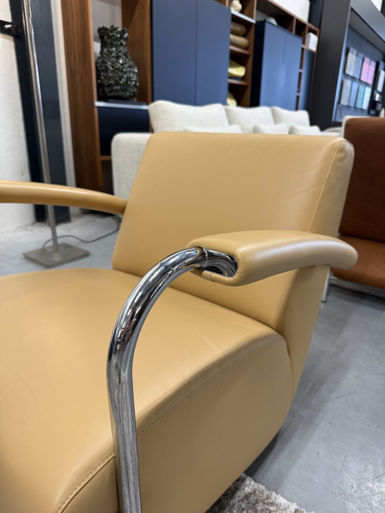 Image 1 of Leolux Scylla armchair Camel leather