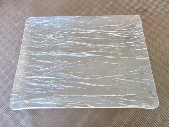 Image 1 of Groot dienblad "Roche Bobois" van plexiglas, altuglas en luciet, 1970