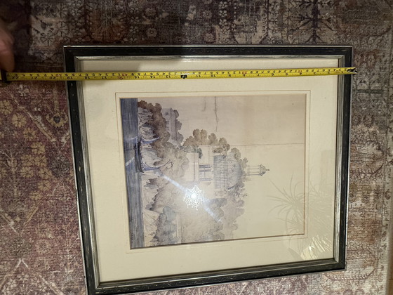 Image 1 of Antique Vintage 19thC Architecture Print – Victor Postolle (1860-65)