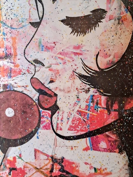 GONGAS - Her Lollipop - Framed lithograph