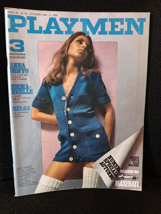 Rivista fotografica Playmen n.10 ottobre 1969