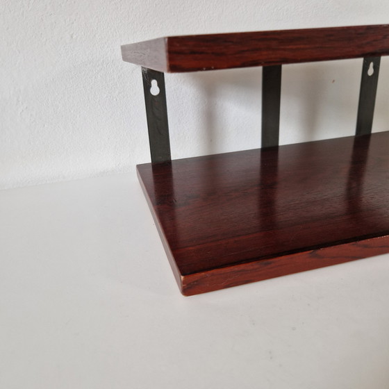 Image 1 of Wall shelf vintage wall rack 60s telephone shelf