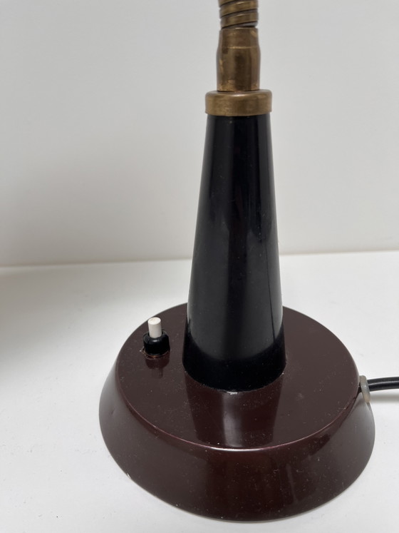 Image 1 of Vintage brown Gemi desk lamp / table lamp