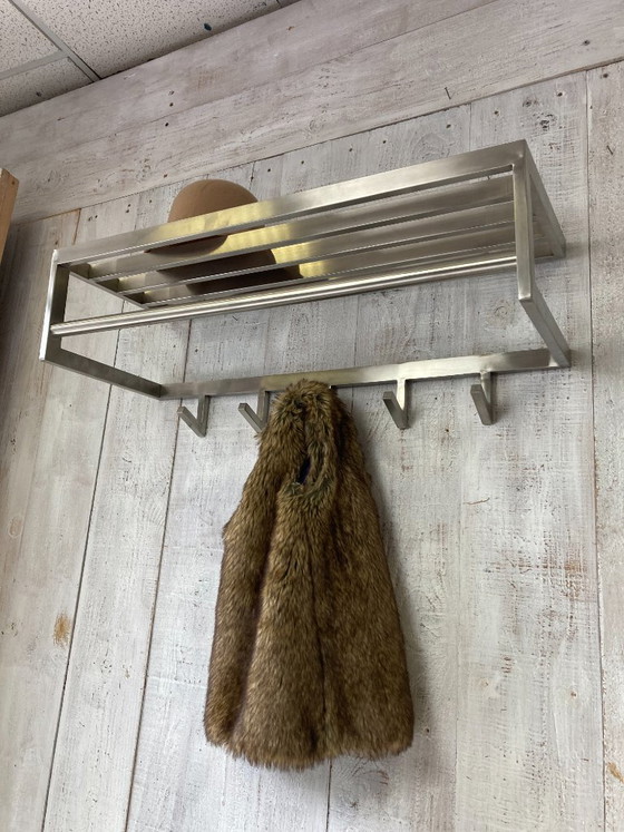 Image 1 of Porte-manteaux inox 80's