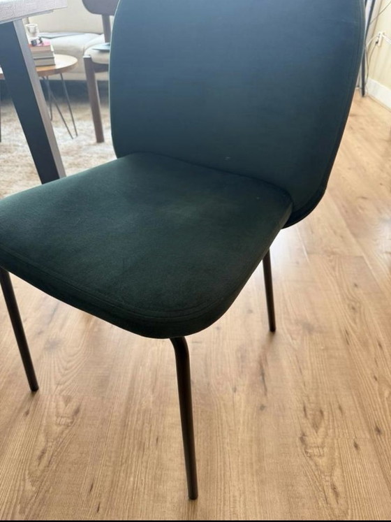 Image 1 of Chaises de table à manger Made dark green