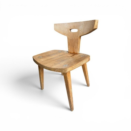 Sedia vintage in rovere disegnata da Jacob Kielland-Brandt per I. Christiansen, Danimarca anni '60 (photo 8 of 10)