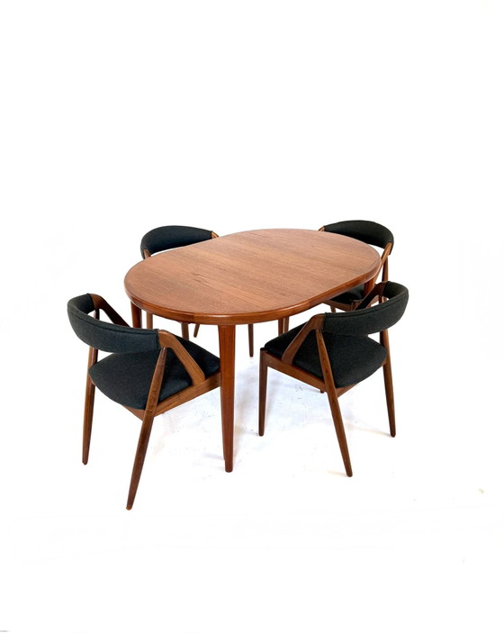 Image 1 of Vintage extendable Danish dining table, VV Møbler ‘60