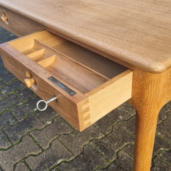 Image 1 of Hans Wegner PP-305 oak desk table