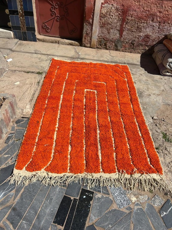 Image 1 of Oranger Berberteppich 200 cm x 300 cm