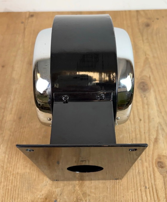 Image 1 of Vintage zwarte Citizen dubbelzijdige scheepswandklok, jaren 80