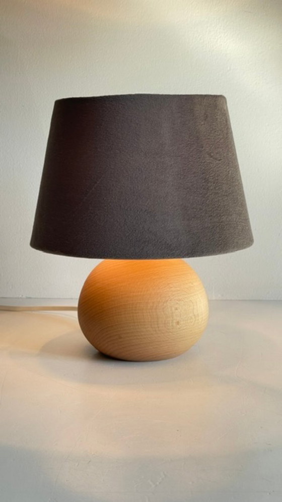 Lampada da Tavolo in Legno Grezzo COREP Begles – COREP FRANCE, Lampade da tavolo, Velluto (photo 19 of 23)