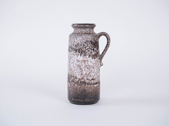 Image 1 of Keramikvase mit Henkel, deutsches Design, 1960er Jahre, hergestellt in Westdeutschland