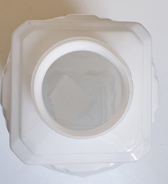 Image 1 of Art Deco hanglamp opaline glas 