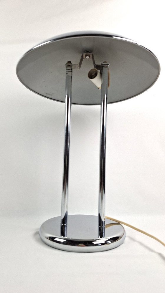 Image 1 of Robert Sonneman vintage chrome lamp
