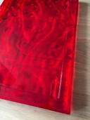 Vassoio rosso Kartell Dune di Mario Bellini