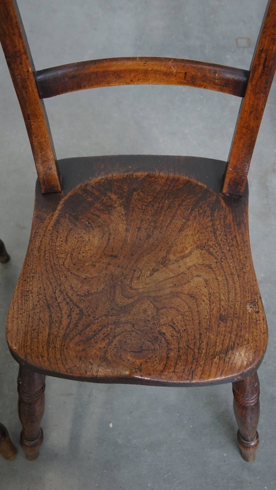 Image 1 of 12 x Antiker englischer Oxford Ess-/Küchenstuhl