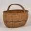 Corbeille à fruits antique (env. 1930), Objets déco, Osier, Marron, Rustic (photo 9 sur 12)